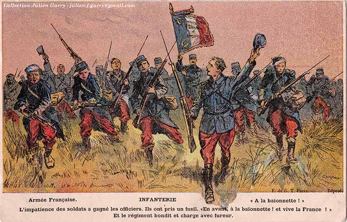 <b>fig.1</b>Carte postale de propagande vers 1914