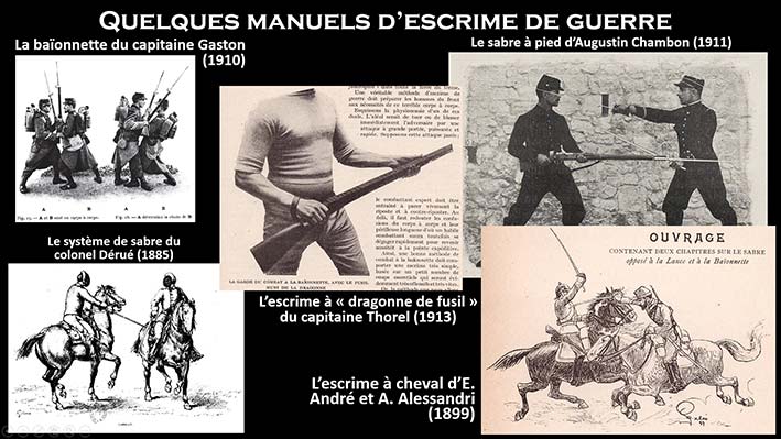 <b>fig.11</b>Quelques extraits de manuels d’escrime de guerre
