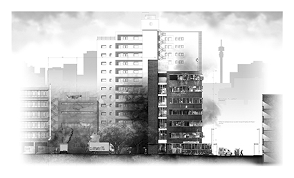 Harold Johnson, Dark City, South Elevation