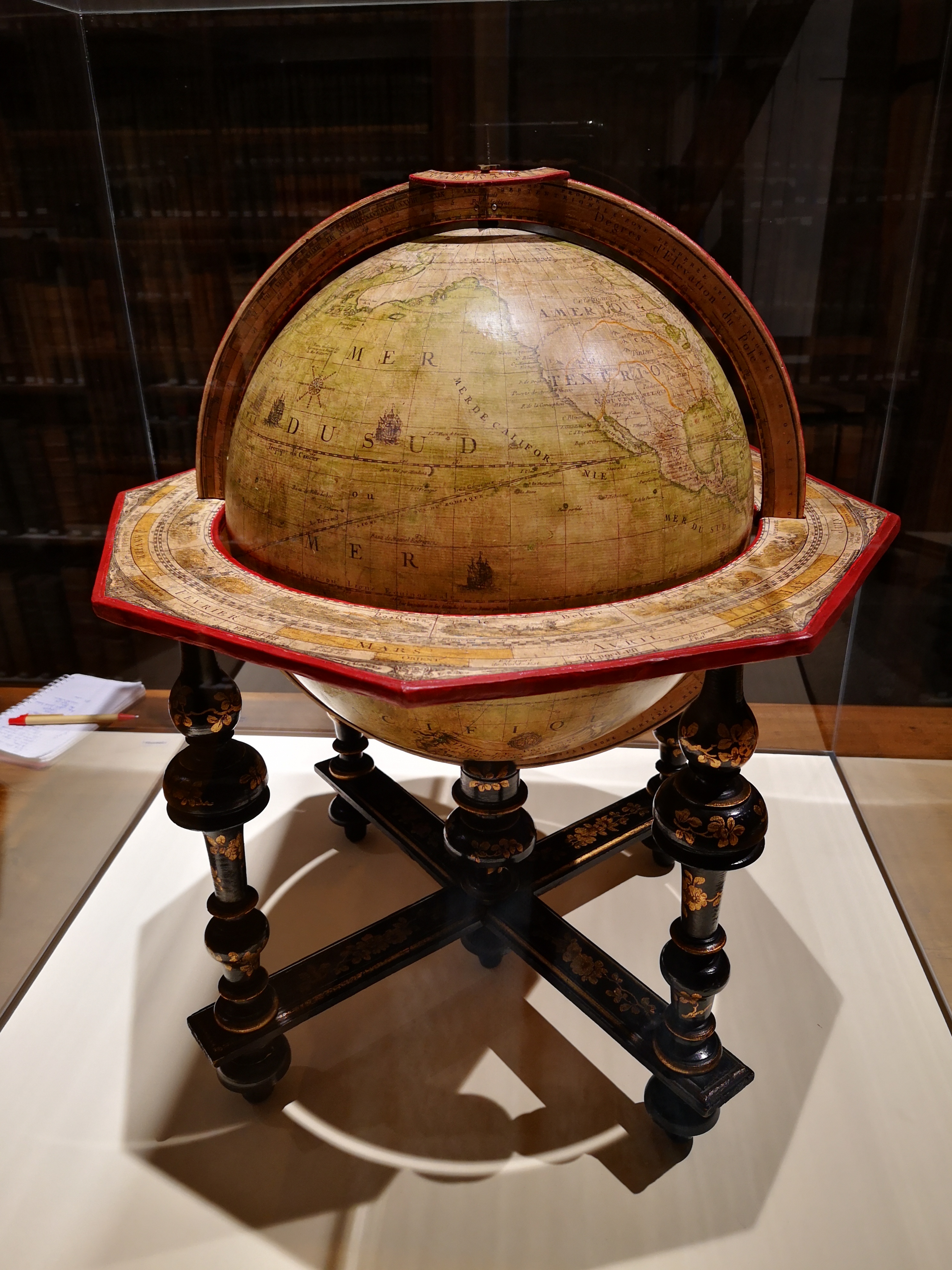<b>fig.11</b>claude Buy de Mornas, <i>Globe terrestre</i>