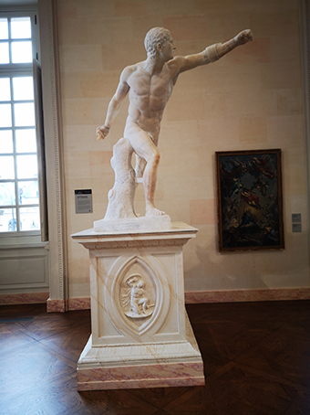 <b>fig.2</b>Pierre Petitot, <i>Guerrier combattant</i> ou Gladiateur Borghèse