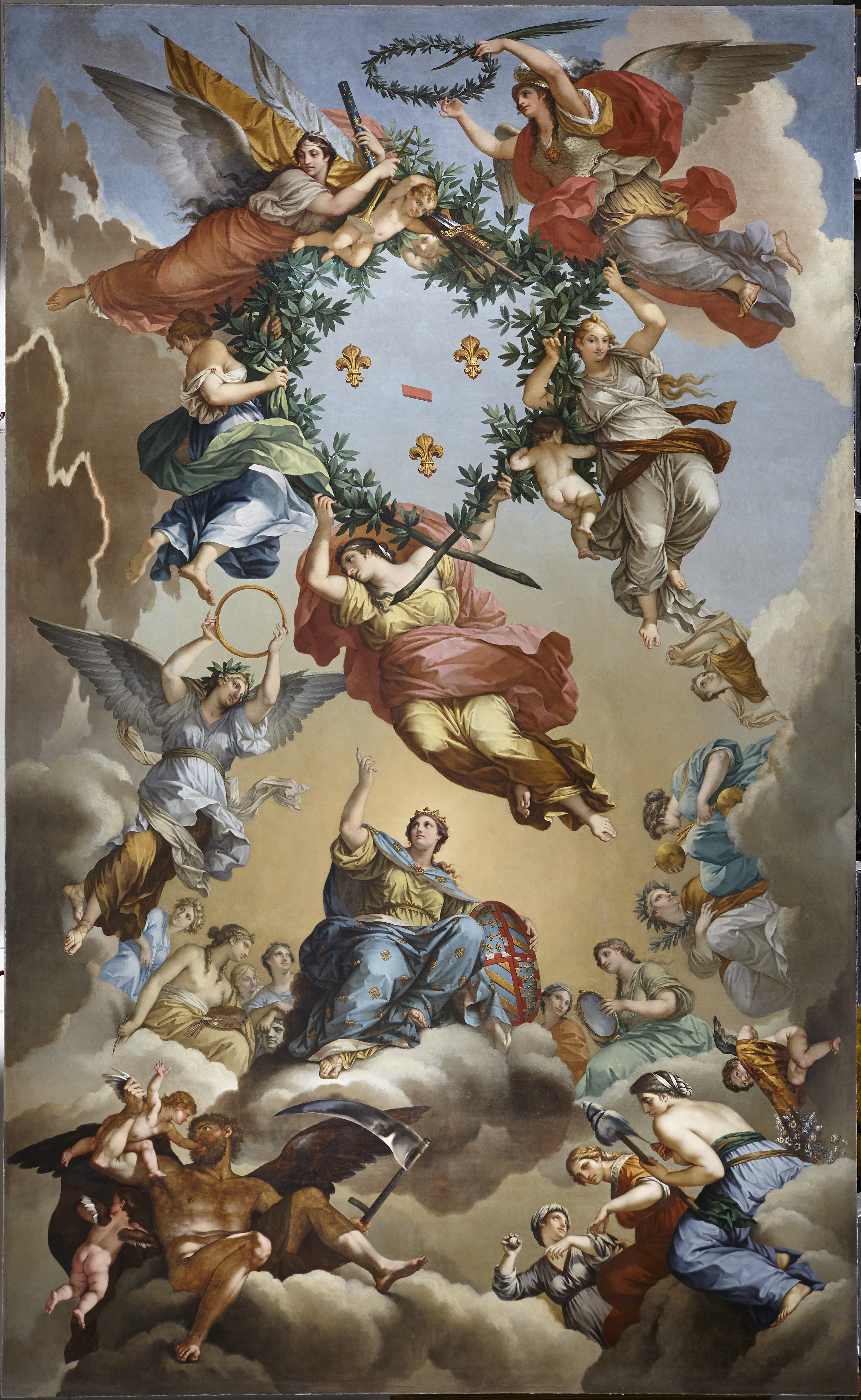 <b>fig.3</b>Pierre-Paul Prud'hon, <i>La Glorification de la Bourgogne ou Allégorie à la gloire du Prince de Condé</i>
